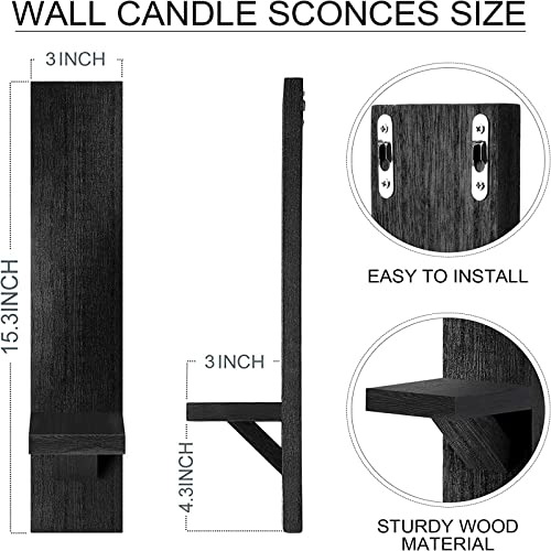 Conjunto De 4 Apliques De Pared Para Sostener Velas, Soporte