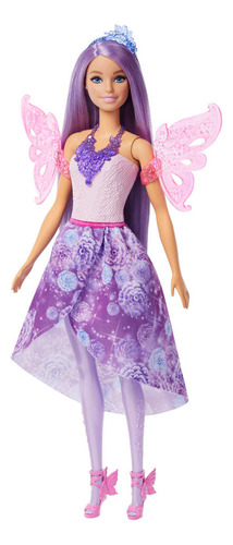 Muñeca de moda fantasía con accesorios Looks De Hada Y Sirena Barbie