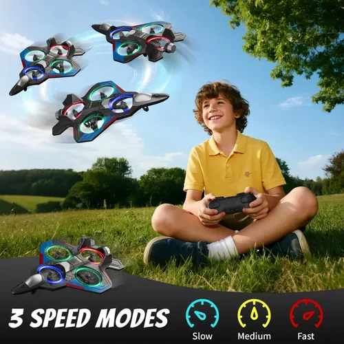 Lego 6 Años Avión Teledirigido 4DRC G2 - Con Luces LED, Acrobacias Y 2 Baterías, Perfecto Para Principiantes Dron Niño Lego 6 Años Avión Teledirigido 4DRC G2 - Con Luces LED, Acrobacias Y 2 Baterías, Perfecto Para Principiantes Dron Niño