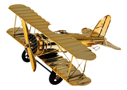 Avión De Metal Fundido A Presión, Modelo De Avión L Oro