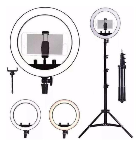 Ring Light 10 Polegadas 26cm Kit Completo Tripé E Dimmer