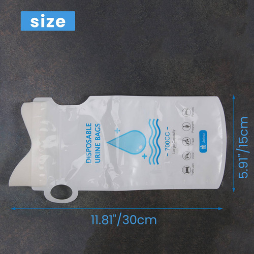 Bolsa De Orina De Emergencia Portátil Desechable De 700 Ml P