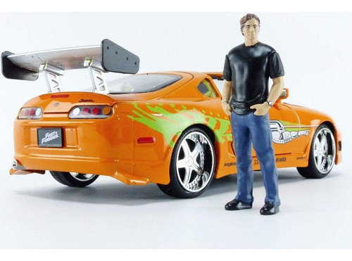 Jada 1:24 Toyota Supra 1995 Con Figura De Brian O'conner