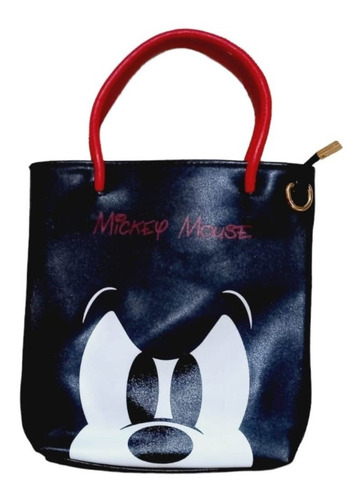 Bolsa Crossbody Dama Negra Con Rojo Mickey Mouse