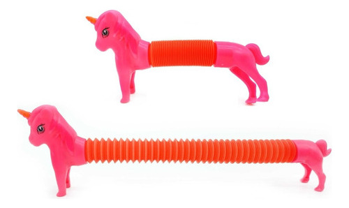 Pop Tube Unicornio, Resorte Anti Stress, Con Luz, 12385 