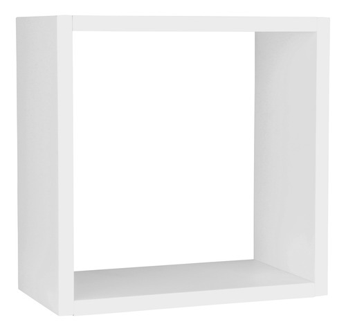 Nicho Cubo Prateleira Em Mdf Branco P/ Decoração 19x19x10