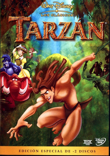 Dvd Original | Tarzan | Clasicos Disney | Ed Espec 2 Discos
