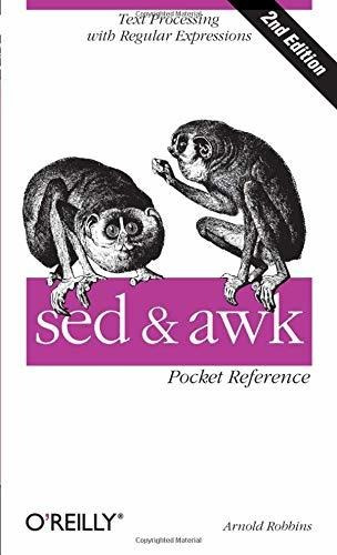 Book : Sed And Awk Pocket Reference, 2nd Edition - Arnold..