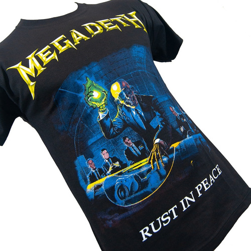 Megadeth Remera Rust In Peace Algodón - Dave Mustaine