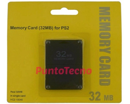 Puntotecno - Memory Card De 32 Mb Para Ps2