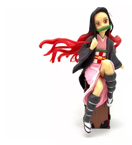 Boneco nezuko demon slayer 15cm action figures