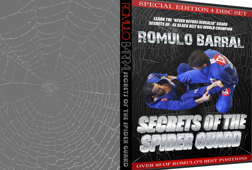 Romulo Barral Jiu Jitsu Segredos Da Guarda Aranha 4 Dvds