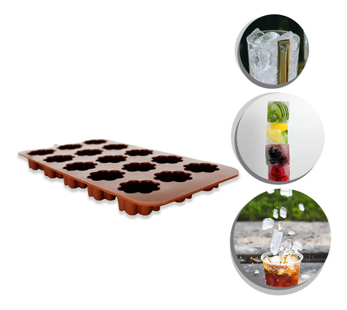 Imagem 5 de 7 de Forminha De Silicone Trevo Cupcake Bombom Gelo 15 Cavidades