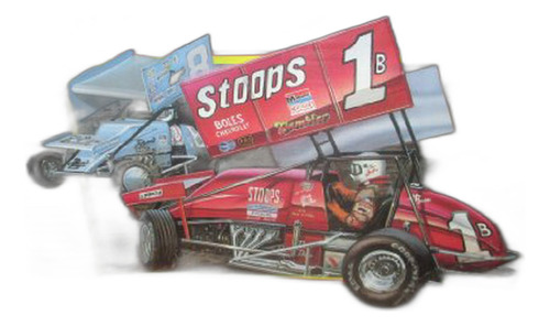 #2778 Monogram World Of Outlaws Gambler Steve Butler Sprint 