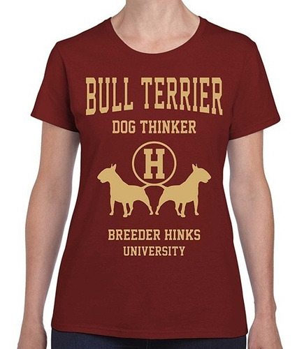 Remeras Mujer Bull Terrier Hf ® Dog Thinker Pack X 12