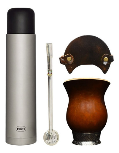 Kit Cuia Chimarrao Garrafa Inquebravel 1l Protetor De Erva