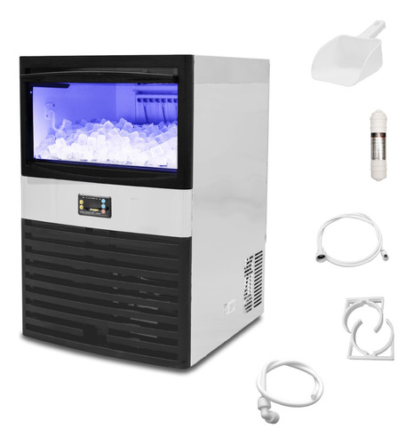 Rhino Fábrica De Hielo 40 Kg/día Acero Inox Fahiel-40