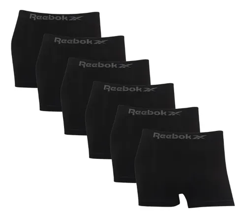 Kit 6 Cuecas Boxer Reebok Classic Microfibra