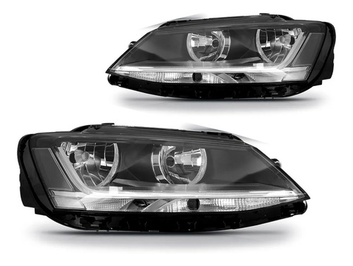 Par Farol Jetta 2016 2017 2018 Manual Com Led Tyc