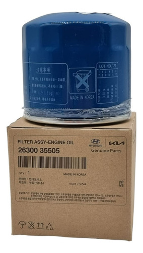 Filtro Aceite Para Hyundai Sonata Lf 2015 2.0 Dohc G4na Orig