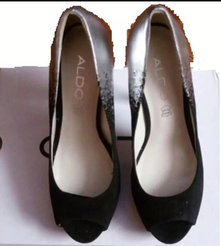 Zapatos Aldo Color Negro Taco 12