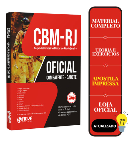 Apostila Cbm-rj - Oficial Combatente - Cadete