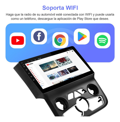 Para Estéreo Cámara Dodge Ram 1500 2014-2019 A/a Auto Gps