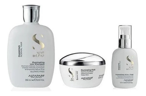 Alfaparf Shampoo Mascarilla Y Fluido Illuminating Low