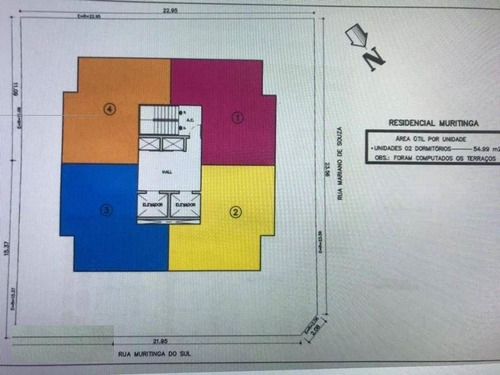 Imagem 6 de 8 de Apartamento Em Chácara Santo Antônio (zona Leste), São Paulo/sp De 55m² 2 Quartos À Venda Por R$ 360.000,00 - Ap1223647-s