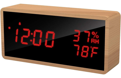 Meross - Despertador Digital Para Dormitorios, Reloj De Escr