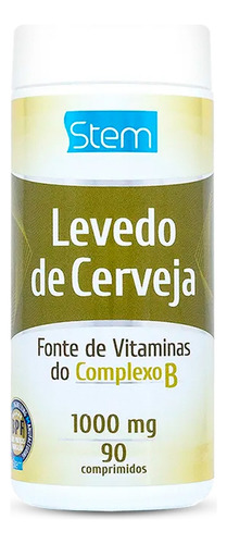 Levedo de Cerveja 1000mg 90 Comprimidos Stem