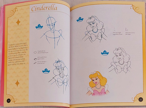 Disney Princess: Cómo Dibujar Princesas (inglés). Importado.