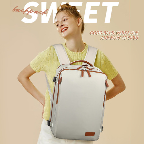 Mochila Viaje Impermeable Para Notebook 16 Dama Juvenil 40l