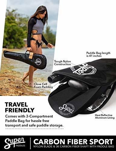 Fibra De Carbono Sup Paddle - 3-piece Ajustable Stand Up Pad