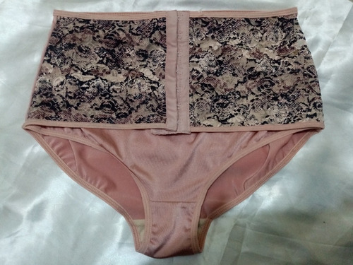 Pantaleta Bikini C/refuerzo Y Encaje Suav Satinada Brillosa 