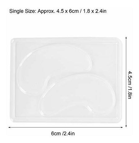 Imagen 7 de 7 de Mascarillas - Molde Para Máscara De Ojos, 25 Piezas, Transpa