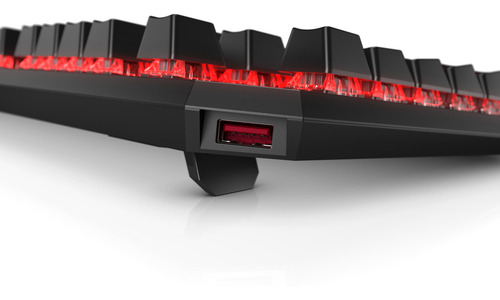 Teclado Omen Sequencer Hp Óptico Mecánico Negro
