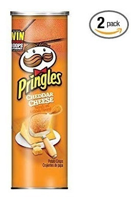 Pringles Queso Cheddar Patatas Chips Chips De 5.5 Oz. (pack 