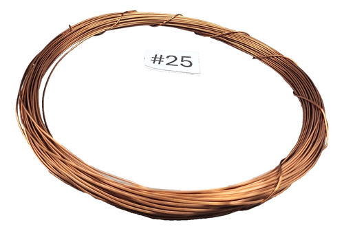 Alambre Magneto De Cobre Cal 25 Awg Bobina Motores ( 10 M )