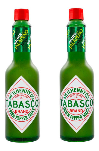 Salsa Tabasco Verde 150 Ml. X2