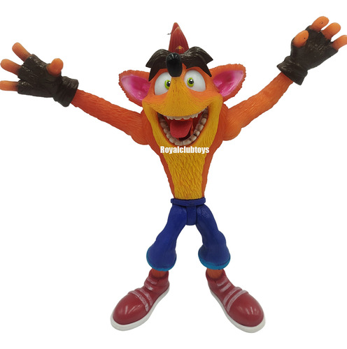 Figura Crash Bandicoot Premium 28 Cm Muñeco Grande