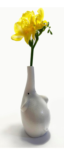 Elegante Florero De Cerámica Con Textura De Trompa De Elefan