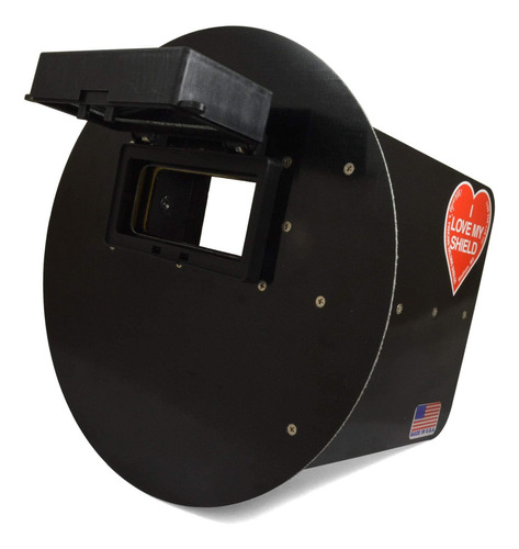 Wendys Pancake Welding Hood Helmet Handed Black Flip Up Le