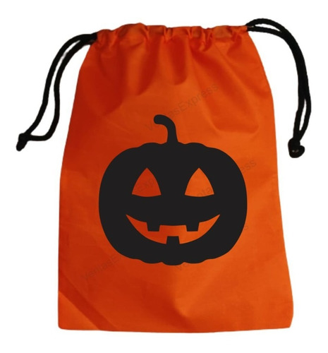 Bolsa De Regalo De Halloween #5 Para Dulces Diseño Calabaza