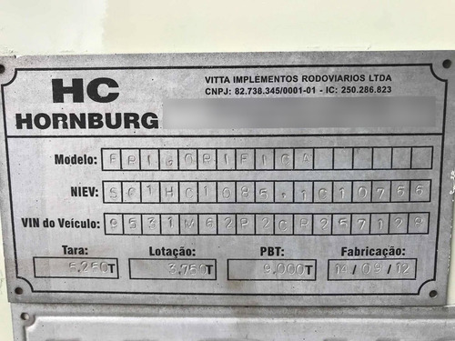 Imagem 8 de 15 de 9160 2012 Refrigerad 9.160 2012 Bau Refri
