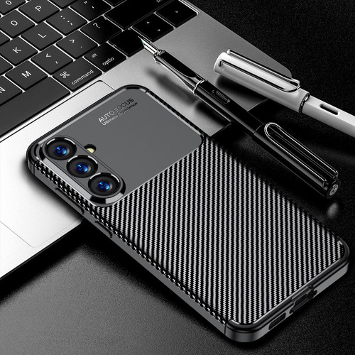 Capa Yaheldig Coques Fiber Texture Phone Shell Para Samsung