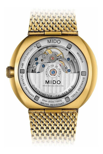 Reloj Mido Commander Il Icône Gold M0316313302100 Automático