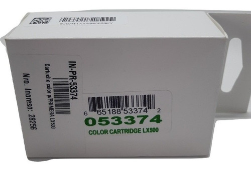 Imagen 1 de 1 de Cartucho De Tinta Color Para Impresora Primera Lx500