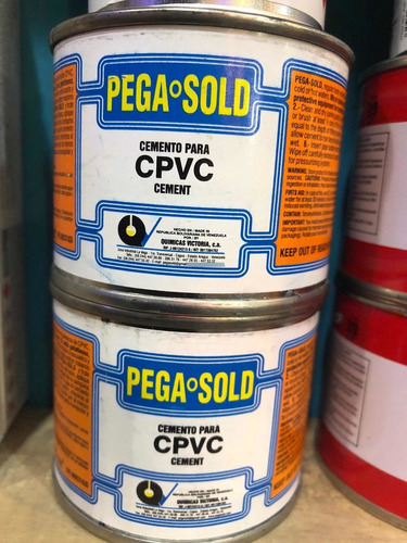 Pega-sold Cemento Cpvc (p/agua Caliente) 1/32 Galón