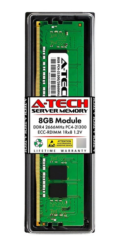 A-tech Modulo Memoria Servidor Registrado Ecc 8 Gb Ram Para